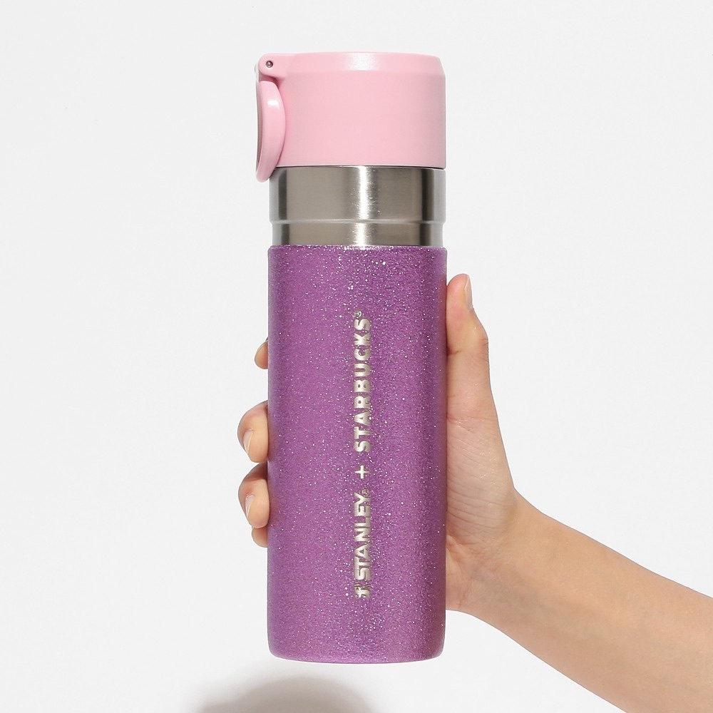 COPY - Starbucks x Stanley Sakura Glitter 2024 Stanley Carry Tumbler Japan Excl…